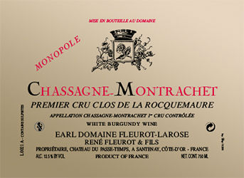 Chassagne Montrachet  clos de Roquemaure